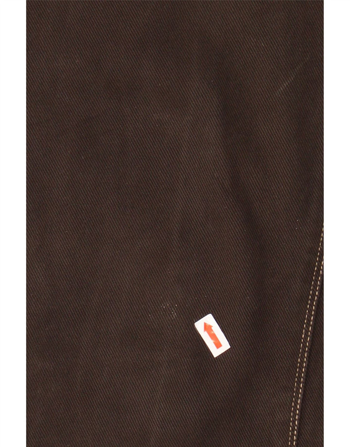 AMERICANINO Pantalón chino delgado para hombre IT 48 Medium W30 L34 Algodón marrón