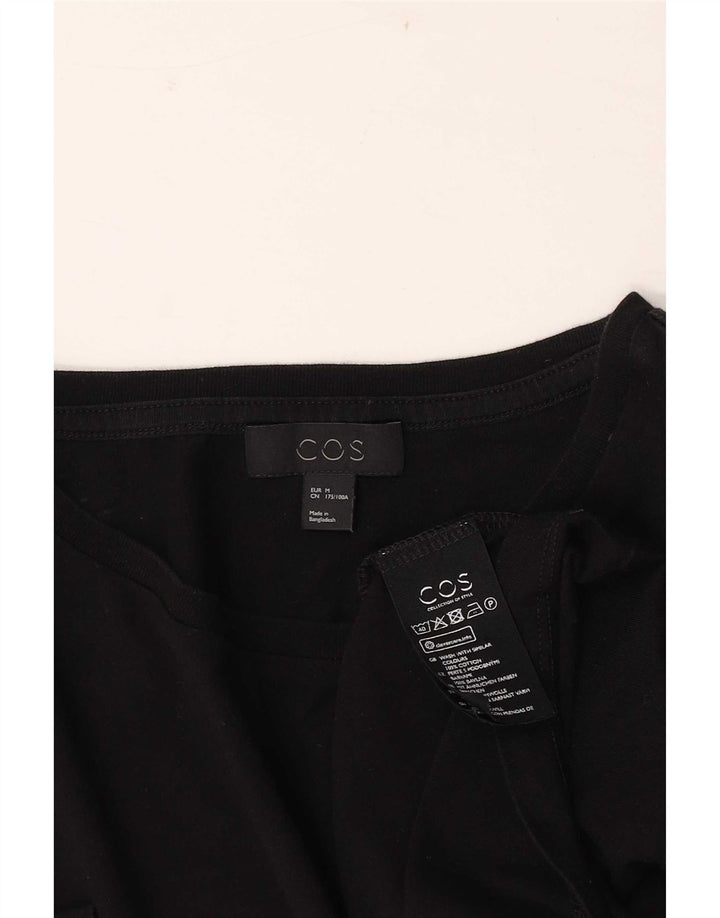 Cos camiseta para hombre Top mediano algodón negro