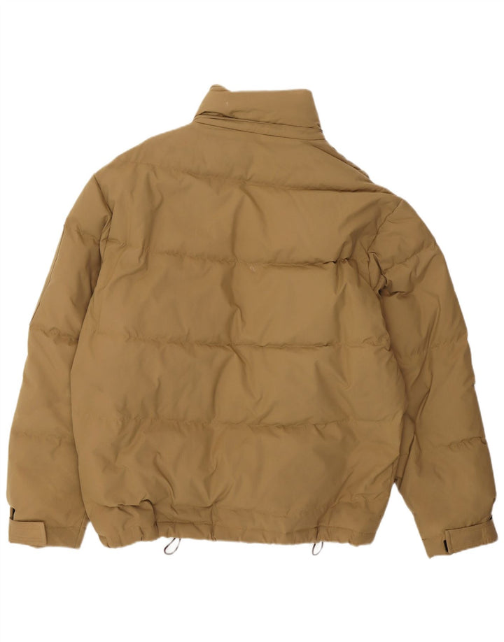 Esprit Chaqueta acolchada holgada para hombre UK 36 Small Beige Nylon