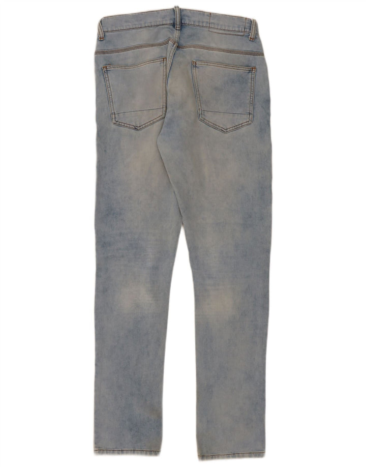 Zara Mens Slim Jeans EU 40 Medium W34 L34 Algodón Azul