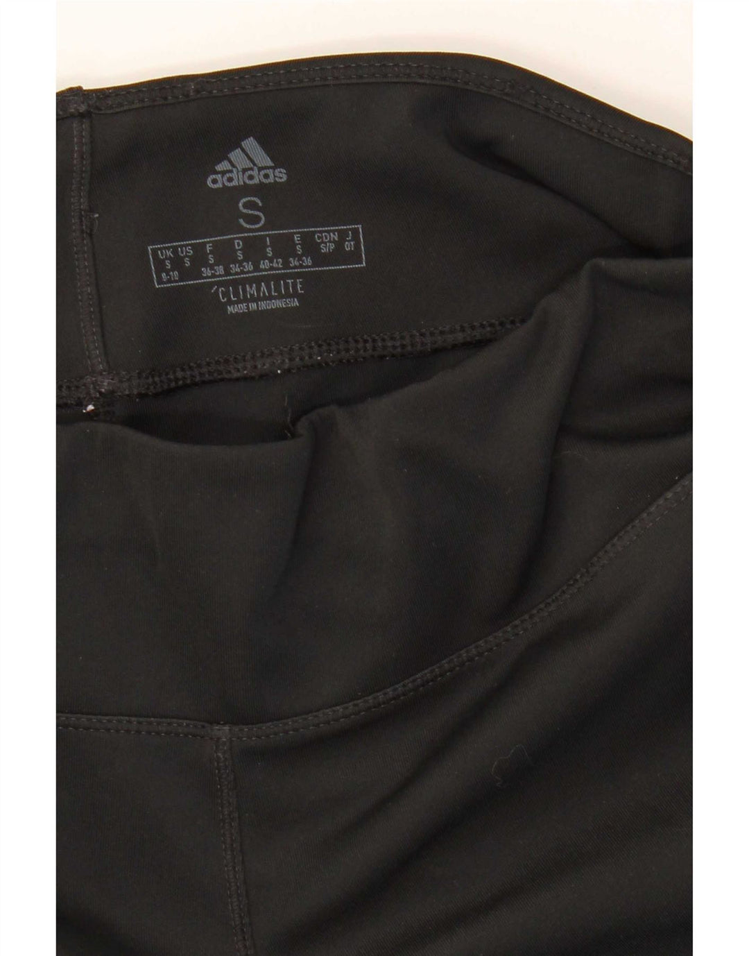 Adidas Mujer Aeroready Capri Leggings UK 8/10 Pequeño Negro Poliéster