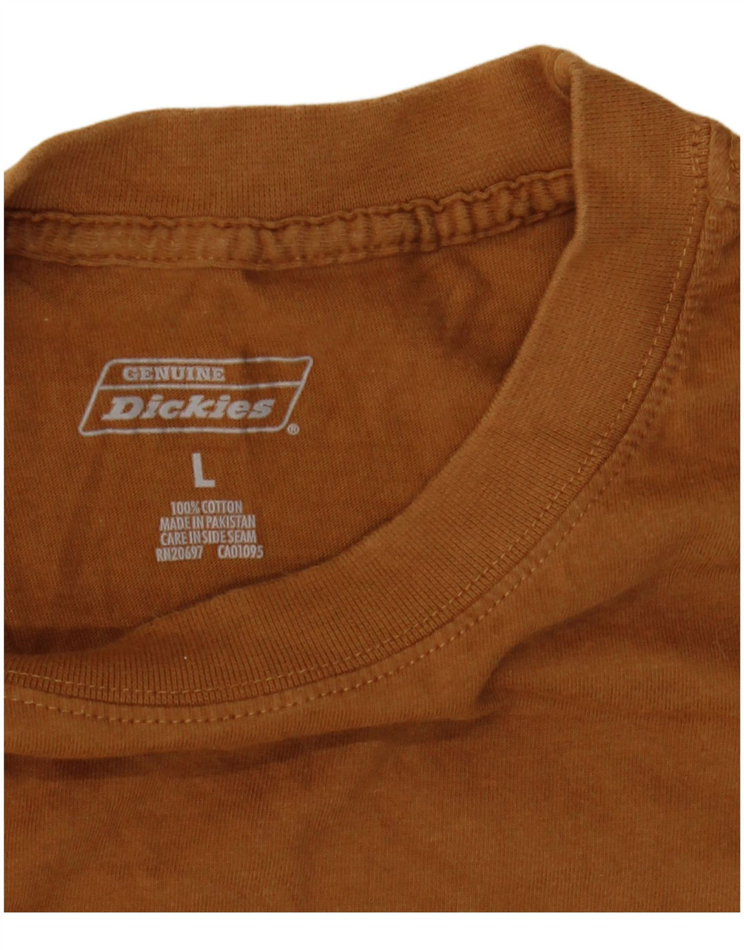 Dickies - Camiseta para hombre, talla grande, color marrón, algodón