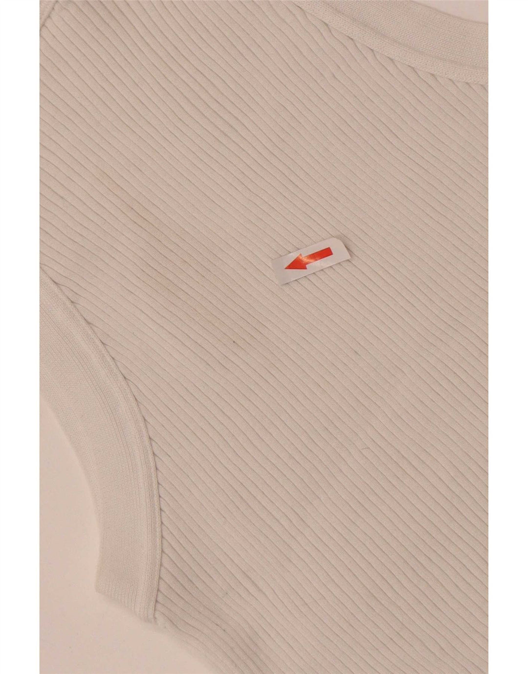 Massimo Dutti Top Corto Sin Mangas para Mujer Reino Unido 44 Grande Blanco