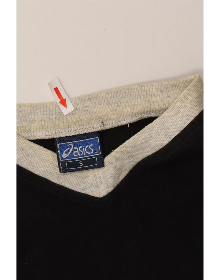 ASICS - Camiseta para hombre, talla pequeña, algodón negro