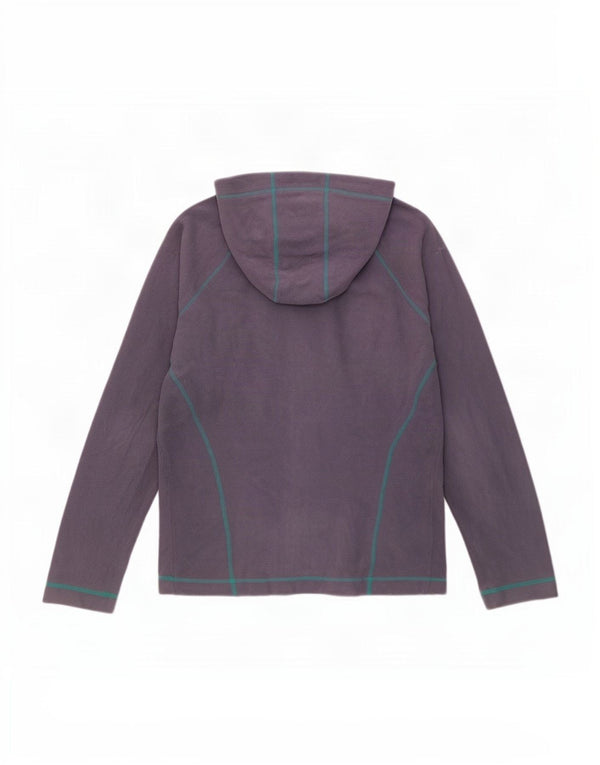 The North Face Chaqueta polar con capucha para mujer UK 44 Poliéster morado mediano