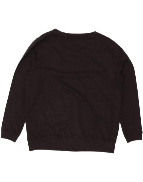 Diesel Hombre Sudadera Gráfica Jumper XL Algodón Negro