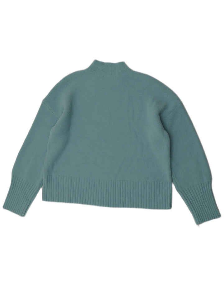 Marks & Spencer Suéter con Cuello Alto para Mujer UK 46 Grande Turquesa