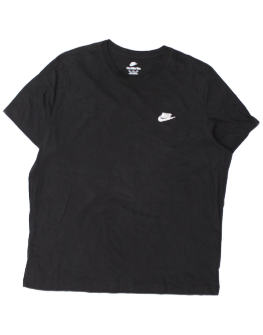 Camiseta NIKE Hombre Top 2XL Algodón Negro
