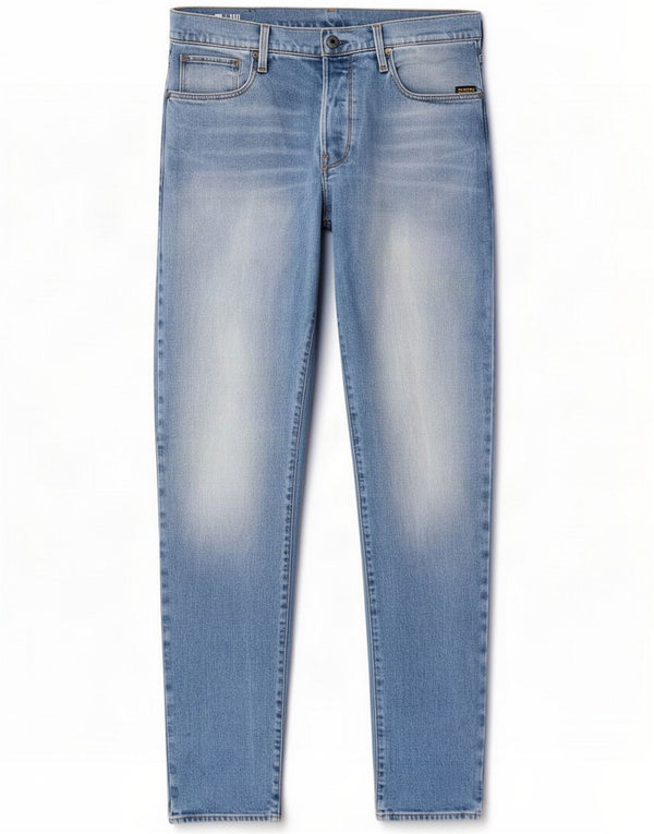 G-Star Mens 3301 Slim Jeans W34 L36 Algodón azul