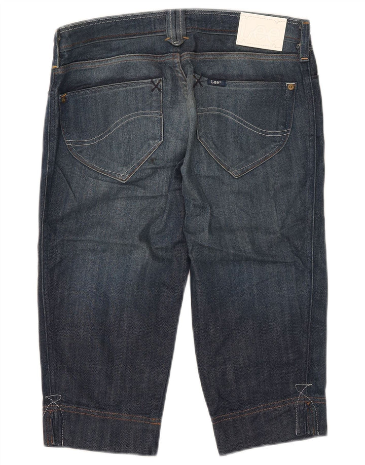 Vaqueros Lee Crystal Capri para Mujer W30 L16 Algodón Azul Marino