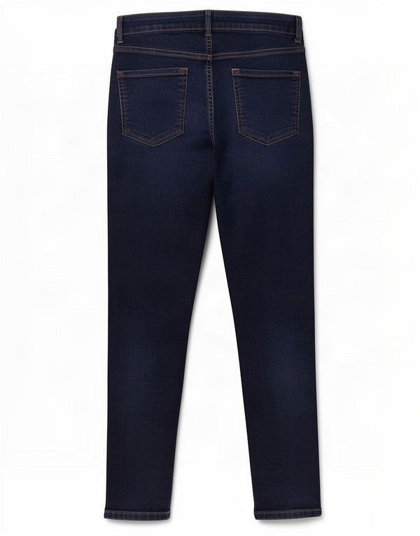 Marks & Spencer Jeans The Ivy Slim para Mujer UK 12 Medium W30 L27 Azul Marino