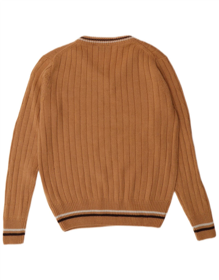 Lotto Hombre Jersey Con Cuello En V Jersey Acrílico Marrón Medio