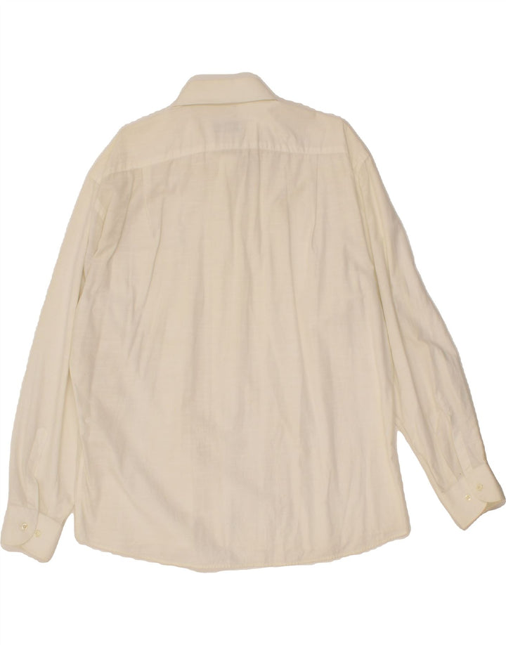 ROCCOBAROCCO Mens Shirt Size 17 43 XL White Vintage Roccobarocco and Second-Hand Roccobarocco from Messina Hembry 