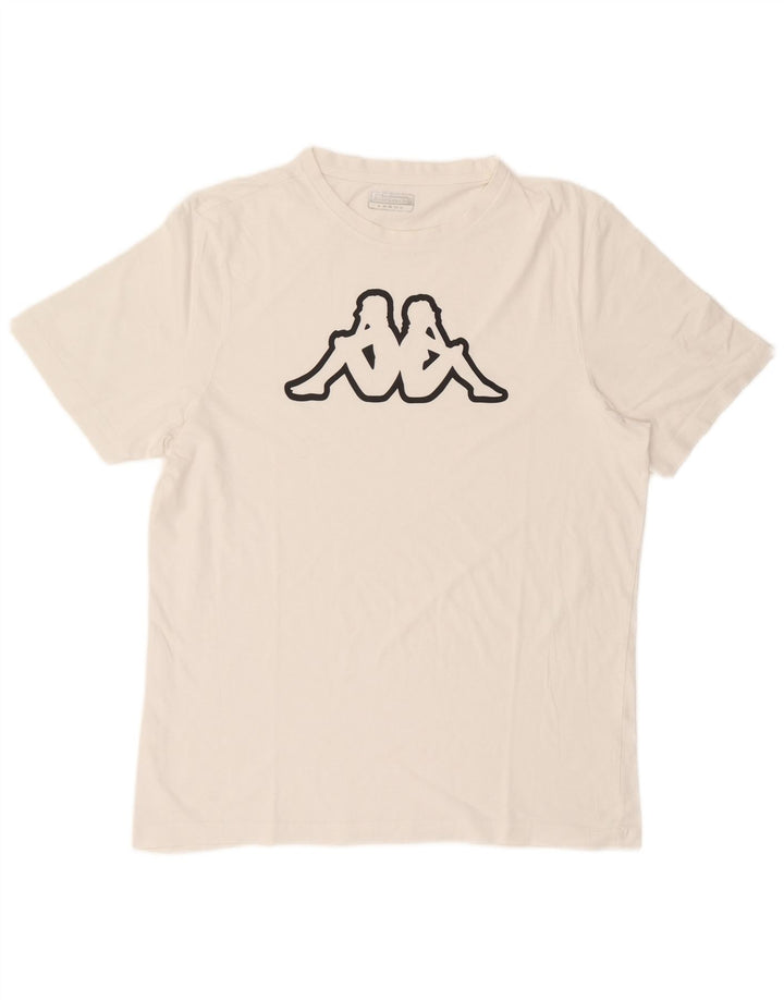 Kappa - Camiseta gráfica para hombre, talla grande, color blanco