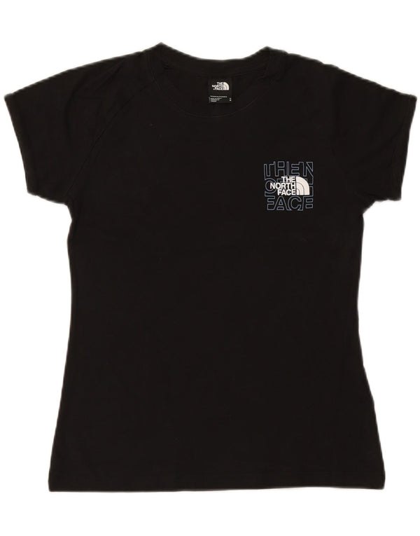 THE NORTH FACE Camiseta gráfica para mujer Top UK 44 Algodón negro mediano