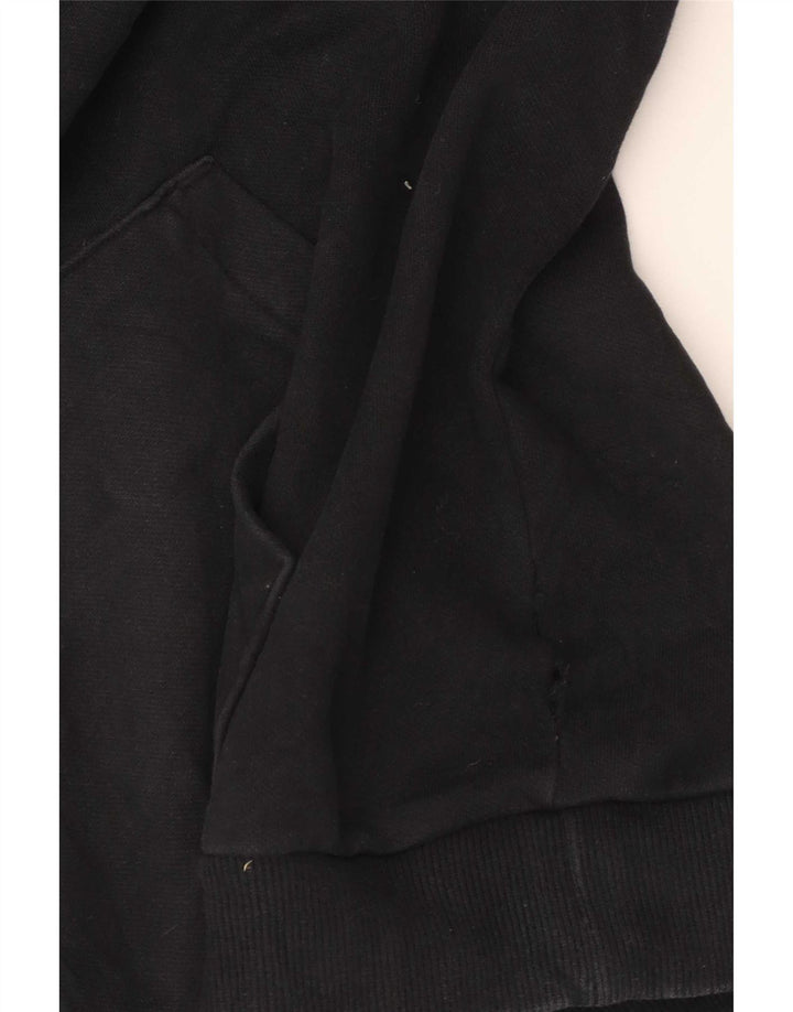 Puma Sudadera con capucha gráfica para hombre, talla grande, color negro