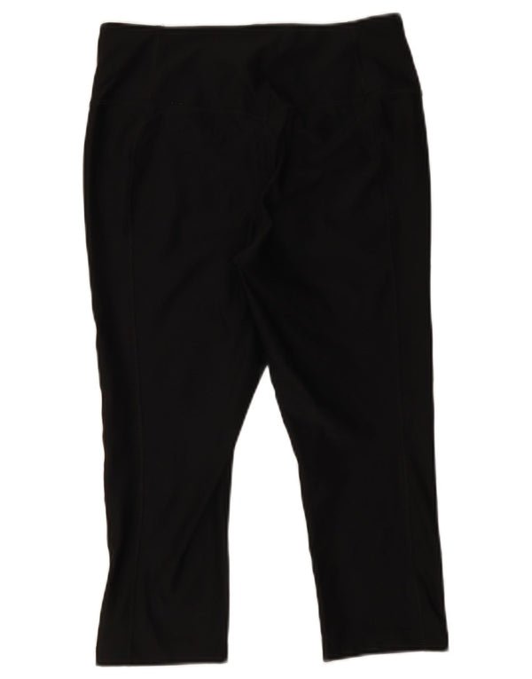 Nike - Leggings capri Dri Fit para mujer, talla 40, poliéster negro mediano