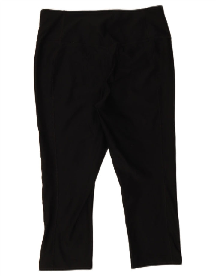 Nike - Leggings capri Dri Fit para mujer, talla 40, poliéster negro mediano