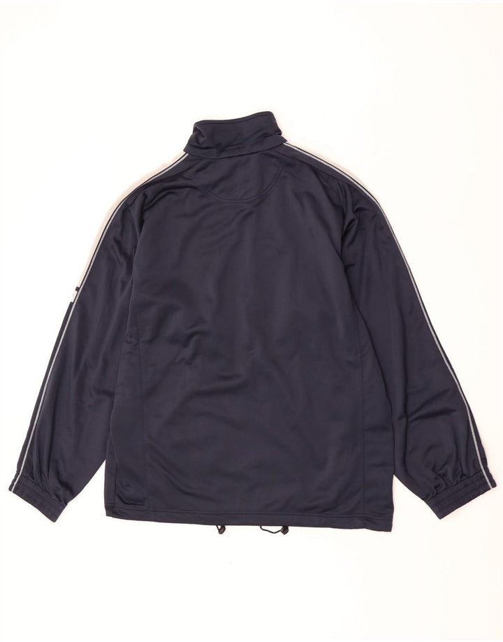 Lotto Hombre Chándal Top Chaqueta Grande Azul Marino Colorblock Poliéster