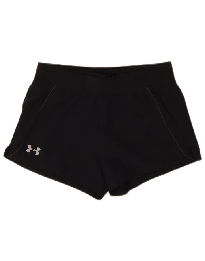Under Armour Pantalones cortos deportivos para mujer UK 10 Small Black