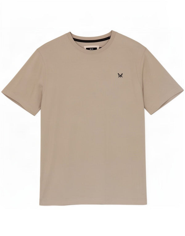 Crew Clothing Mens T-Shirt Top Large Grey Cotton