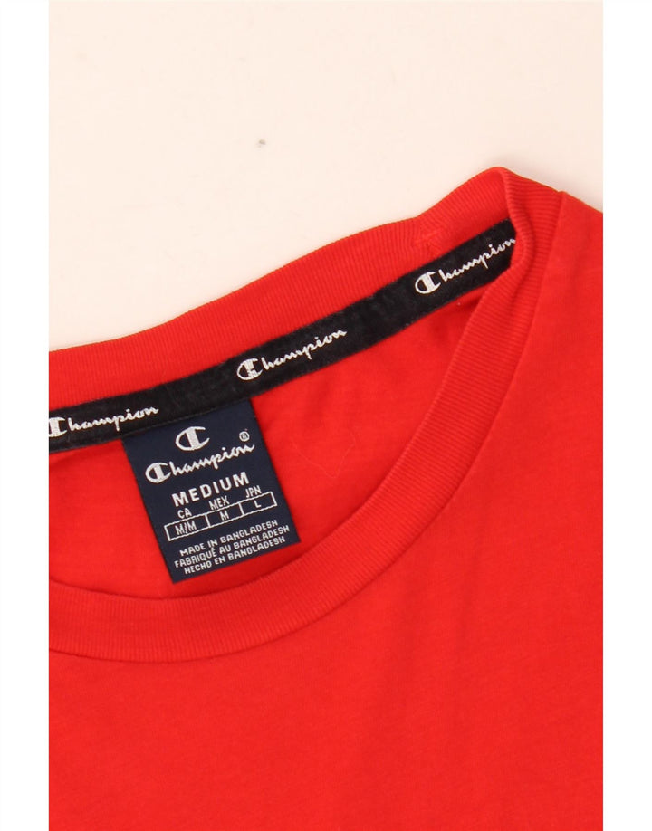 CHAMPION Camiseta gráfica para hombre Top mediano rojo