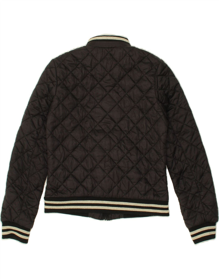 GAUDI Girls Quilted Jacket 13-14 Years Black Polyamide Vintage Gaudi and Second-Hand Gaudi from Messina Hembry 