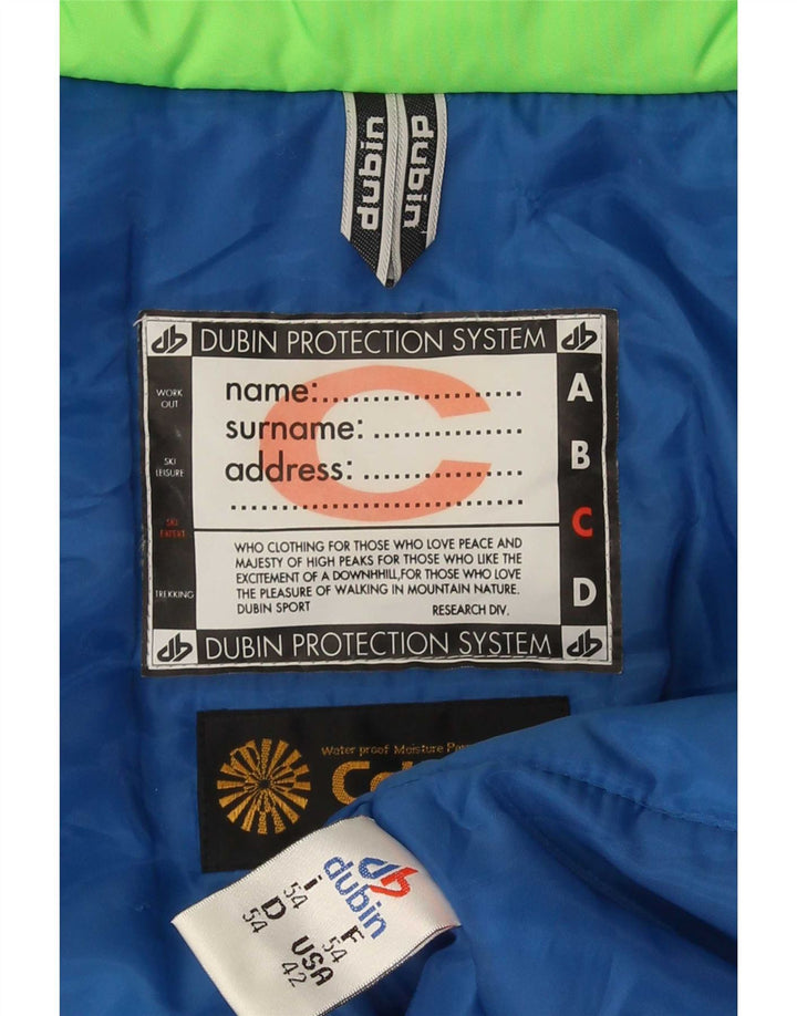 Dubin Chaqueta de esquí para hombre US 42 XL Azul Colorblock Poliéster