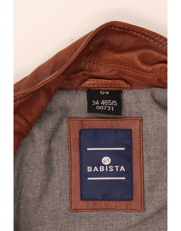 Babista Chaqueta de cuero para hombre EU 64 7XL Cuero marrón