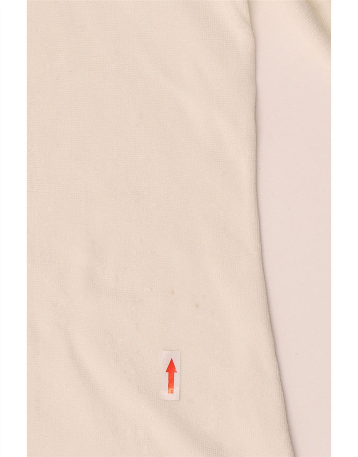 Cos Top Mujer Manga Larga UK 14 Algodón Blanco Mediano