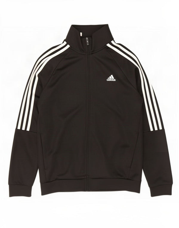 Adidas Chicos Aeroready Chándal Top Chaqueta 11-12 Años Negro Poliéster