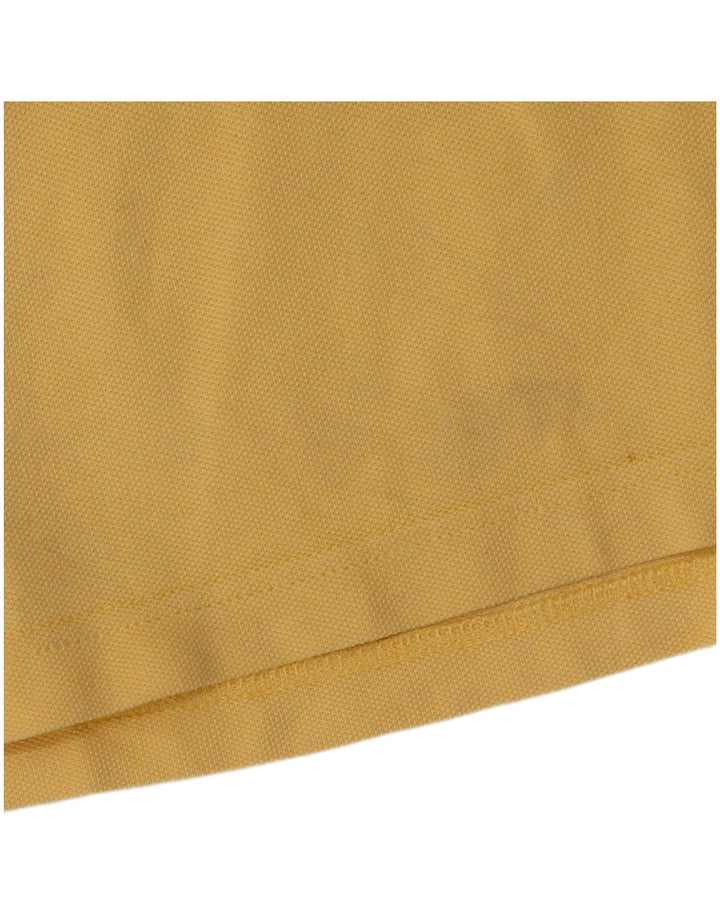 Polo Asics Hombre Algodón Amarillo Medio