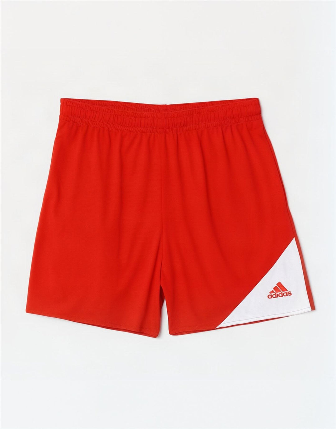 Adidas Mens Climalite Sport Shorts 2XL Rojo Colorblock Poliéster