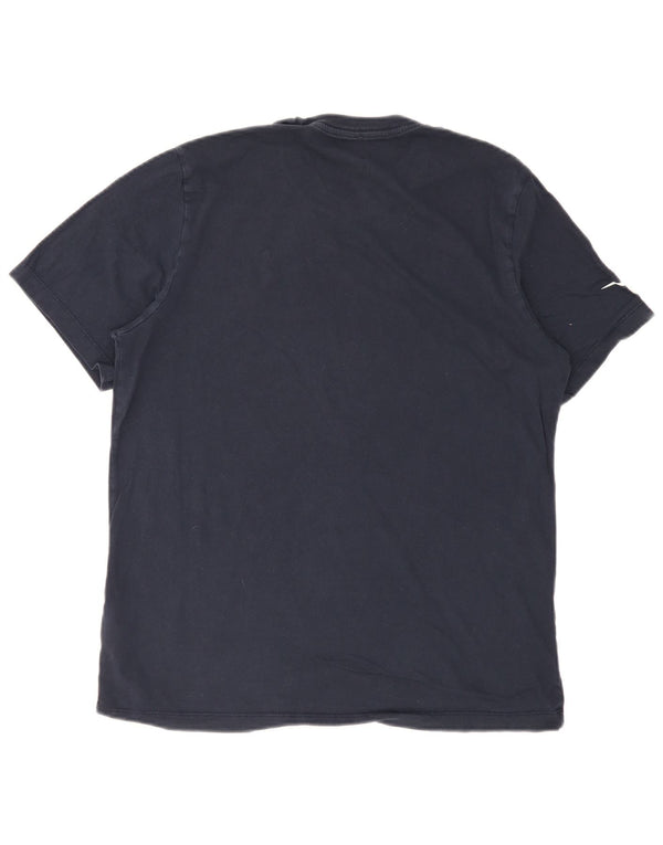 Camiseta Nike Hombre Top Grande Azul Marino Algodón