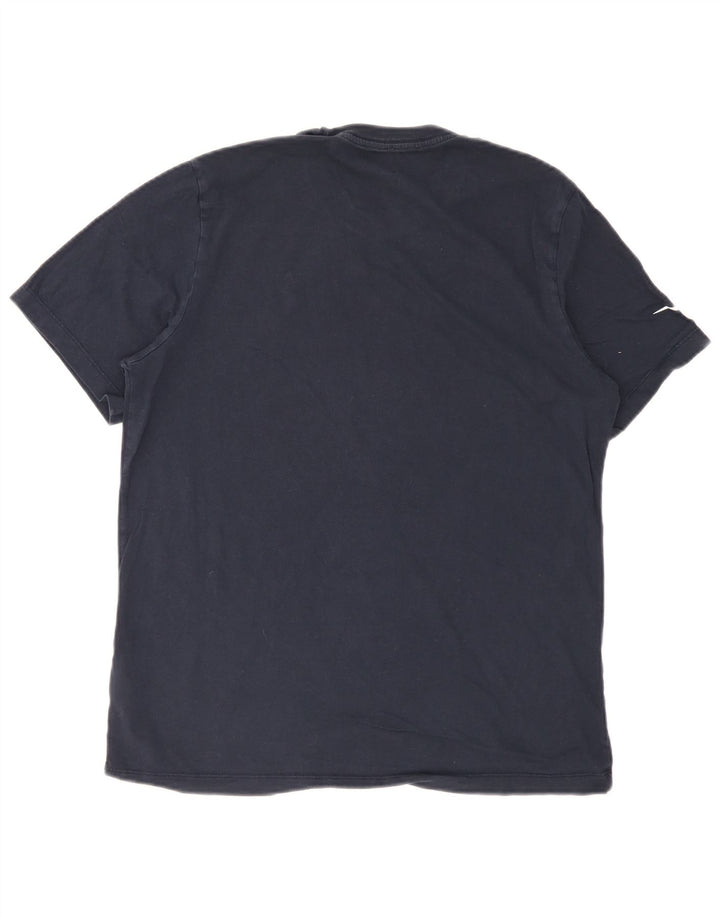 Camiseta Nike Hombre Top Grande Azul Marino Algodón