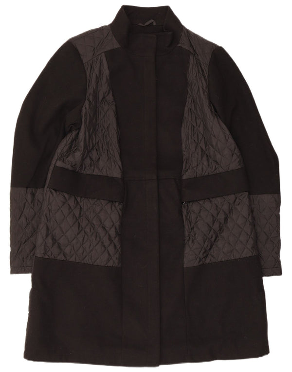 Marks & Spencer Abrigo acolchado para mujer UK 46 Grande Poliéster negro