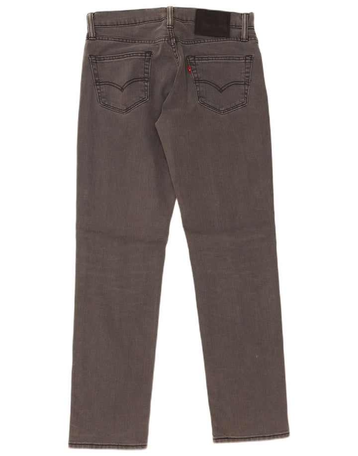 Levi's Hombre 511 Slim Jeans W30 L30 Algodón Gris