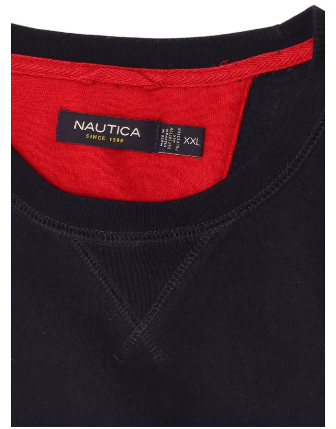 NAUTICA Sudadera Hombre Jersey 2XL Azul Marino Algodón