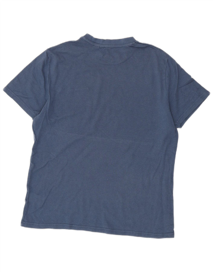 Ben Sherman Camiseta para hombre Top Medium Azul marino Algodón