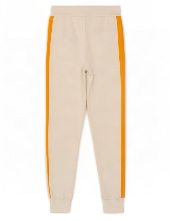 Zara Mujer Pantalones De Chándal Joggers UK 10 Small Blanco Colorblock