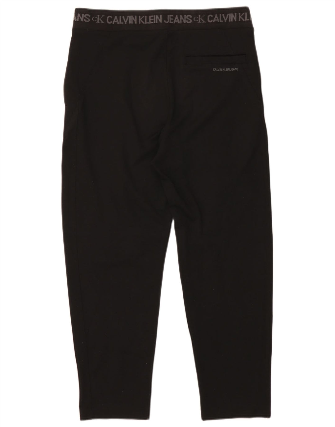 Calvin Klein Pantalones Cortos Gráficos para Hombre Medianos W32 L25 Poliéster Negro