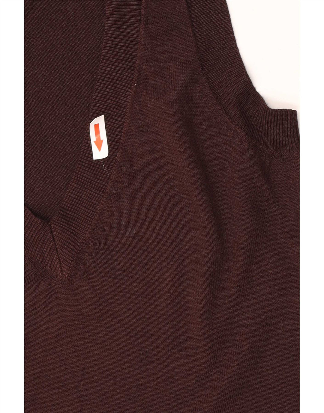 Zara Mujer Chaleco Top UK 10 Small Marrón Viscosa