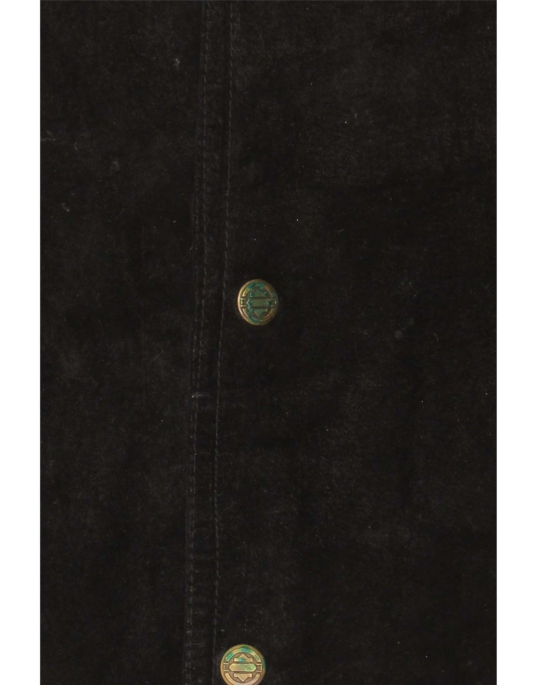 Pionier Chaleco de ante para hombre 4XL Negro