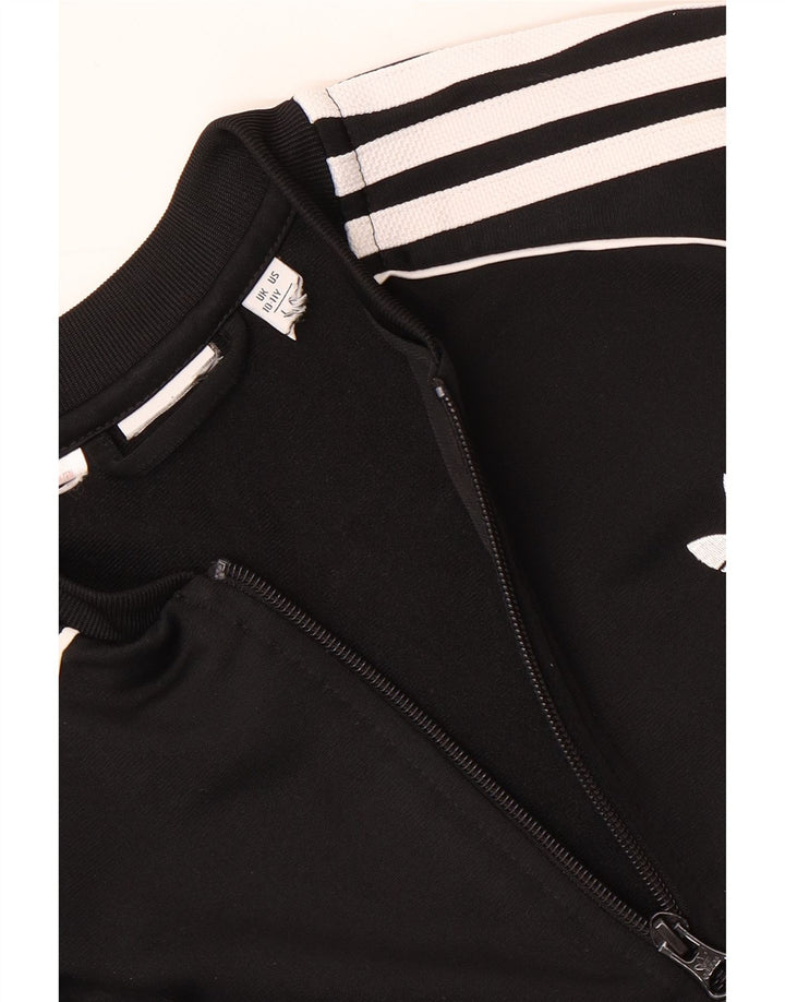 Adidas - Chaqueta de chándal para niña, 10-11 años, color negro