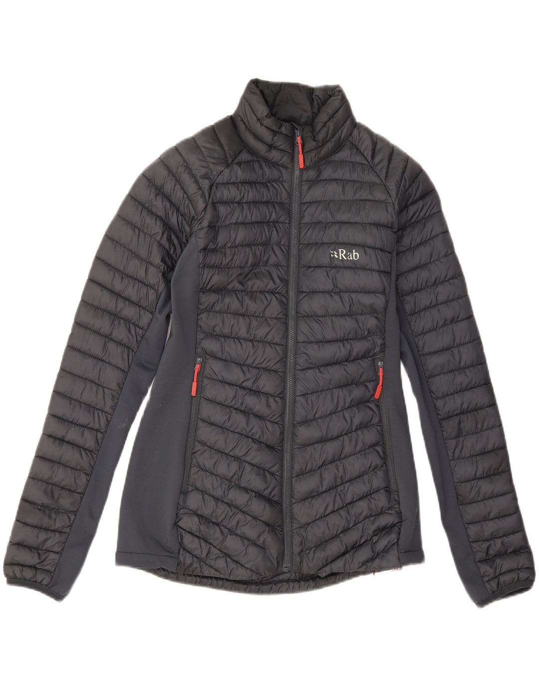Chaqueta acolchada extragrande para mujer Rab UK 10 Small Grey Polyamide