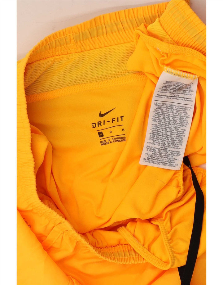 Nike - Pantalones cortos deportivos Dri Fit para mujer, talla 40, poliéster, color naranja medio