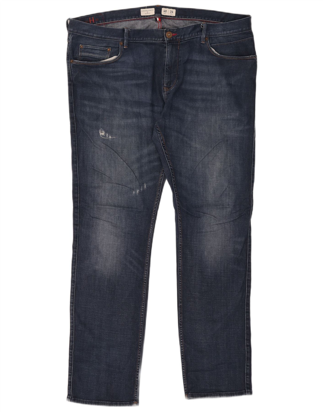 Tommy Hilfiger Vaqueros ajustados Bleecker para hombre W40 L34 Algodón azul