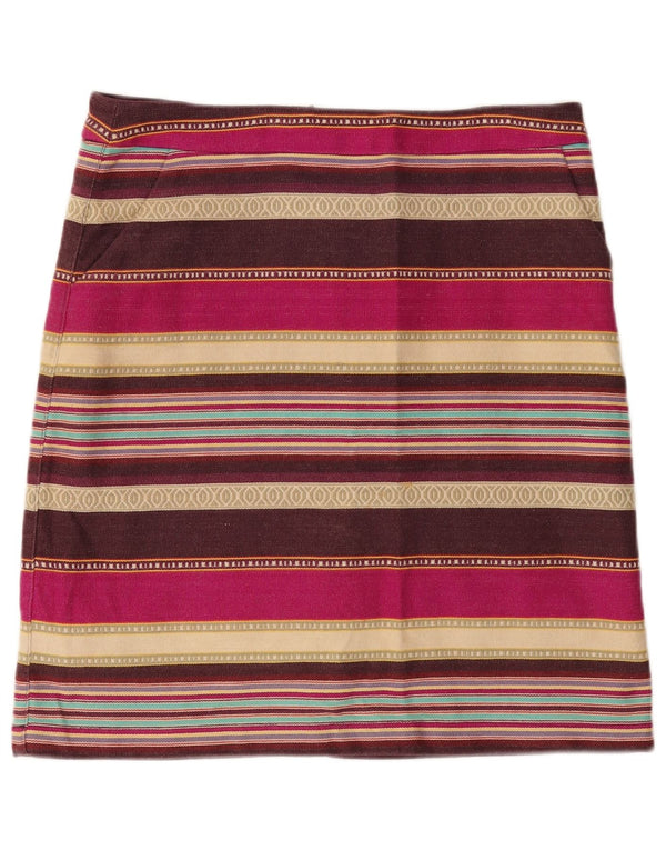 Minifalda para mujer de White Stuff UK 40 Medium W32 Algodón a rayas multicolor