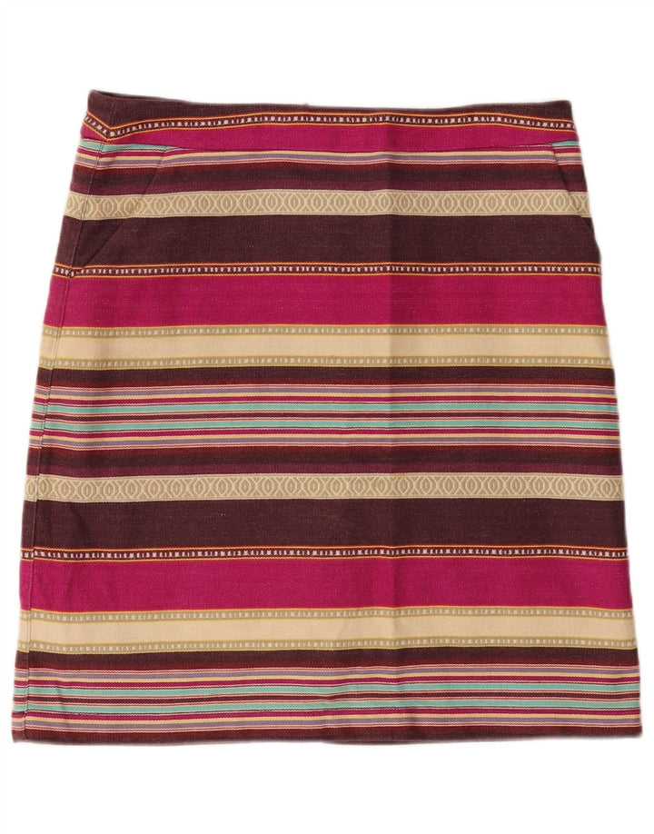 Minifalda para mujer de White Stuff UK 40 Medium W32 Algodón a rayas multicolor
