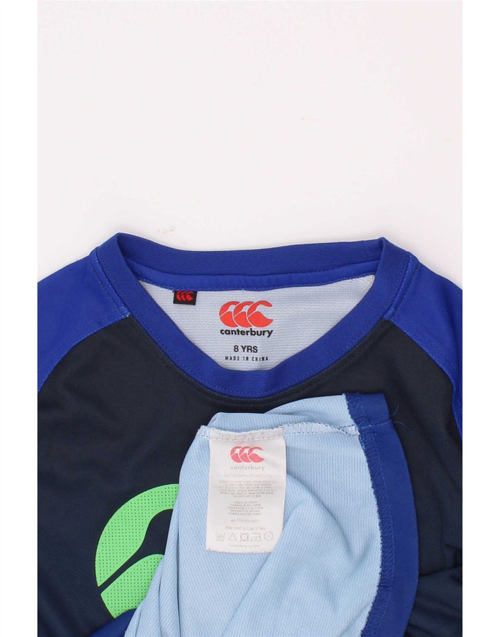 Canterbury Camiseta gráfica para niño 7-8 años Azul Poliéster